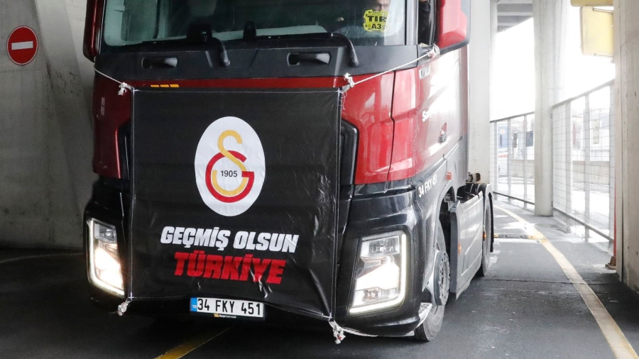 Γαλατασαράι: Στέλνει συνεχώς είδη ανάγκης στους σεισμόπληκτους