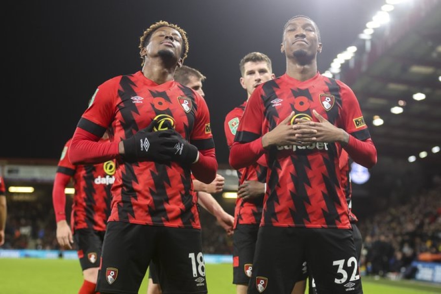 Τεσσάρα η Μπόρνμουθ κι εκτός League Cup η Έβερτον - Άνετη πρόκριση για Λέστερ