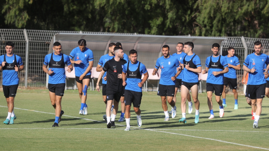 Πρώτη προπόνηση με όλους τους παίκτες η Εθνική Ελλάδας