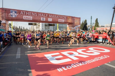 Ο 12ος Ημιμαραθώνιος της Αθήνας, με Μέγα Χορηγό την ERGO Ασφαλιστική ολοκληρώθηκε με μεγάλη επιτυχία