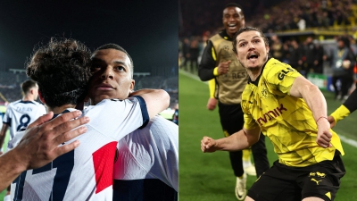 Champions League: «Πάρτι» της Παρί στη Βαρκελώνη, υπέταξε την Ατλέτικο και προκρίθηκε στα ημιτελικά η Ντόρτμουντ! (video)