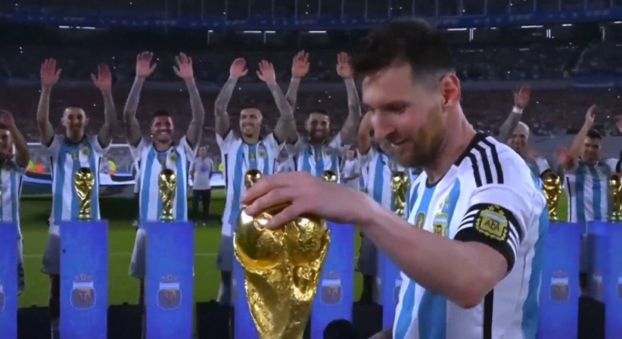 Αποθέωση, πάρτι και συγκίνηση Μέσι στη φιέστα της Αργεντινής με τον Παναμά για το Μουντιάλ (video)!