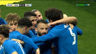 Ρουμανία – Ελλάδα 0-1: Τη σέντρα… ακριβείας ο Ρότα, την κεφαλιά ο Μπουχαλάκης! (video)