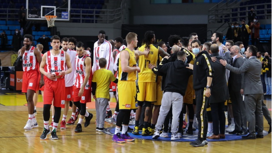 Basket League: Πρόστιμο στην ΑΕΚ για τα επεισόδια με τον Ολυμπιακό
