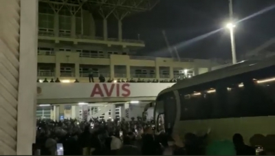 Υποδοχή «ηρώων» στο ΟΑΚΑ από χίλιους και πλέον φίλους του Παναθηναϊκού!