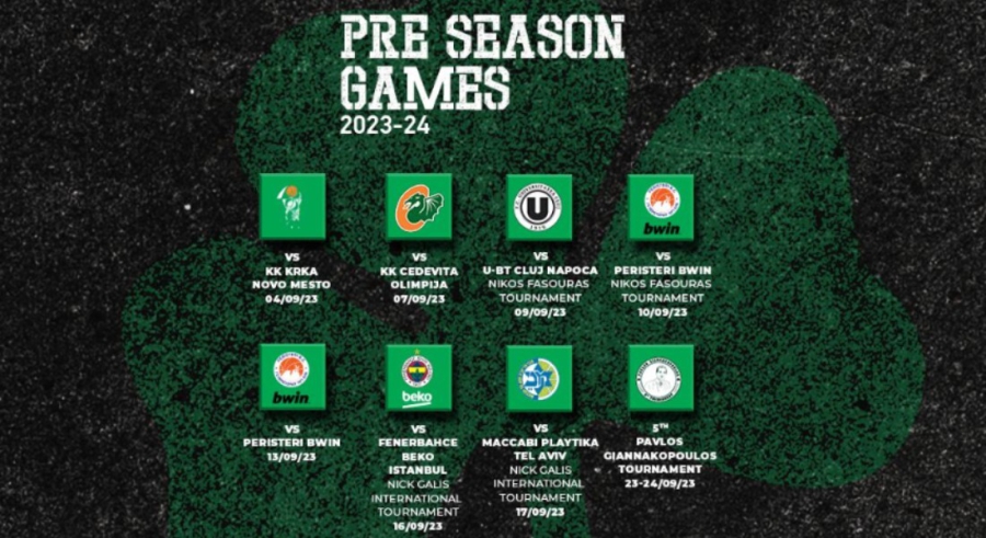 Αυτά είναι τα φιλικά προετοιμασίας του Παναθηναϊκού