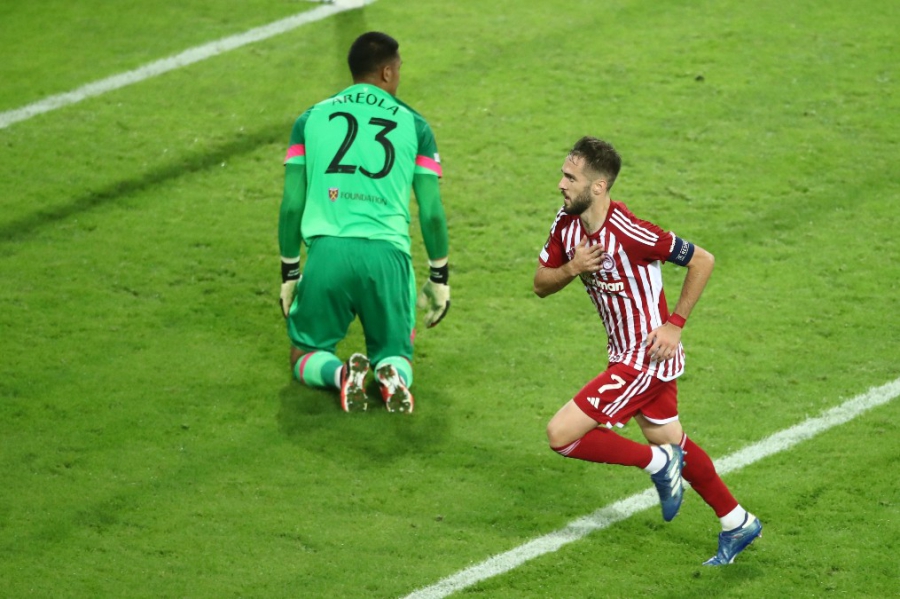 Ολυμπιακός – Γουέστ Χαμ 1-0: Τρομερός Κώστας Φορτούνης «κεραυνοβόλησε» τους Άγγλους (video)