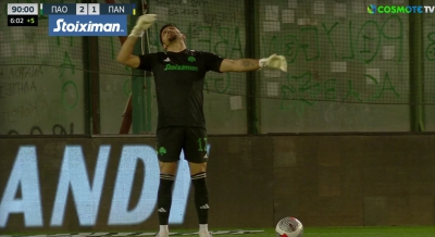 «Επιτέλους τελείωσε»: Ο Λοντίγκιν έκανε τον... σταυρό του στο φινάλε του Παναθηναϊκός - Παναιτωλικός! (video)