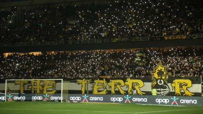 ΑΕΚ – ΠΑΟΚ: Ατμόσφαιρα α λα… Μπομπονέρα στην OPAP Arena (video)