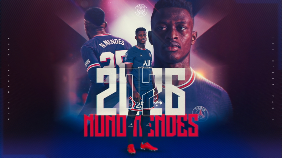 Στα «μπλε» με μεταγραφή ο Μέντες - Επίσημη η πρώτη μεταγραφή της Παρί Σεν Ζερμέν!