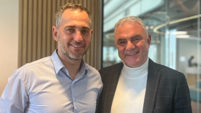 Ο Πάνος Κωνσταντόπουλος στον Χρήστο Σωτηρακόπουλο: «Είναι δέσμευση της Stoiximan να στηρίζουμε τον ελληνικό αθλητισμό, σε όσα περισσότερα επίπεδα μπορούμε»