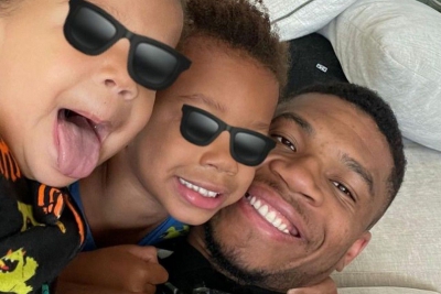 Γιάννης Αντετοκούνμπο: Αγκαλιά με τα παιδιά του στο Instagram