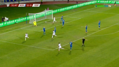 Κόσοβο – Ισπανία 0-1: Έκρυψαν την μπάλα και ανοίγουν το σκορ οι Ισπανοί (video)
