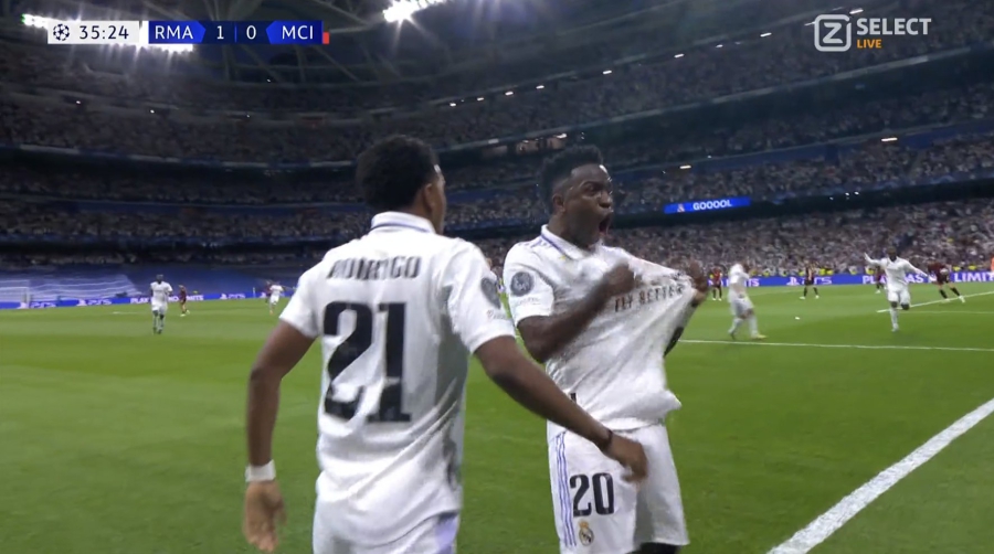 Ρεάλ Μαδρίτης – Μάντσεστερ Σίτι 1-0: «Σουτάρα» ο Βινίσιους και προβάδισμα για τη «Βασίλισσα»! (video)