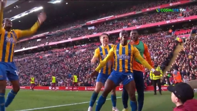 Λίβερπουλ – Σρούσμπερι 0-1: «Πάγωσε» το Άφνιλντ ο Ούντο! (video)