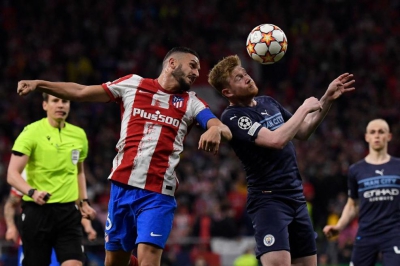 Ένταση στη φυσούνα μεταξύ ποδοσφαιριστών της Ατλέτικο Μαδρίτης και της Μάντσεστερ Σίτι! (video)