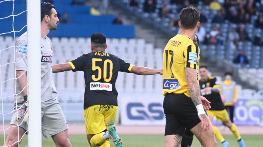 ΑΕΚ - Άρης 0-1: Λάθος εκτίμηση του Τσιντώτα, ανοίγει το σκορ ο Πάλμα! (video)