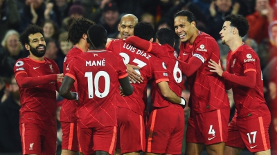 Λίβερπουλ: Έριξε την διαφορά στο τρίποντο, διεκδικεί τα… πάντα και έχει για «όπλο» της Σαλάχ, Μανέ και Ζότα!