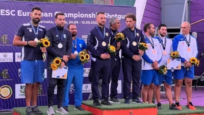 Σκοποβολή: Ασημένιο μετάλλιο στο ομαδικό στο Ευρωπαϊκό Πρωτάθλημα του σκητ