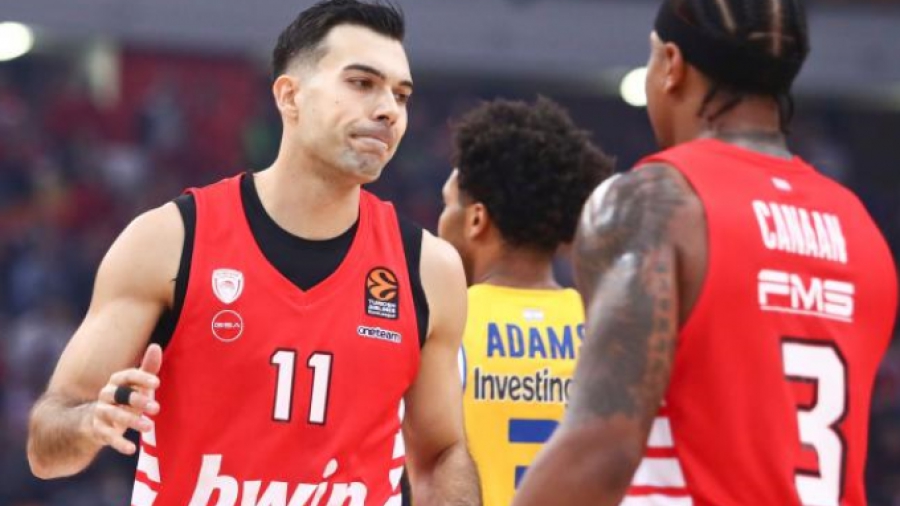 Ολυμπιακός: Χωρίς Σλούκα, Πίτερς και Πάπας και κόντρα στο Λαύριο