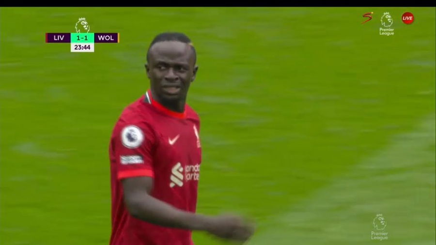 Λίβερπουλ - Γουλβς 1-1: Απίθανο τακουνάκι του Τιάγκο και ισοφάριση με τον Μανέ! (video)