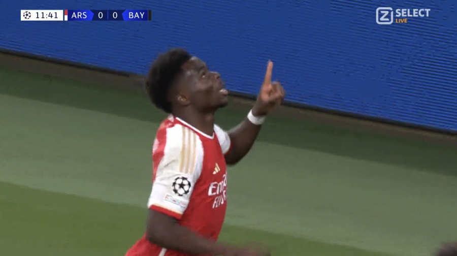 Άρσεναλ – Μπάγερν Μονάχου 1-1: Τρομερό πλασέ ο Σάκα, άμεση ισοφάριση από τον Γκνάμπρι! (video)