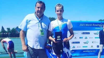 Κωπηλασία: Χάλκινο μετάλλιο της Ευαγγελίας Φράγκου στο Παγκόσμιο Εφήβων-Νεανίδων!