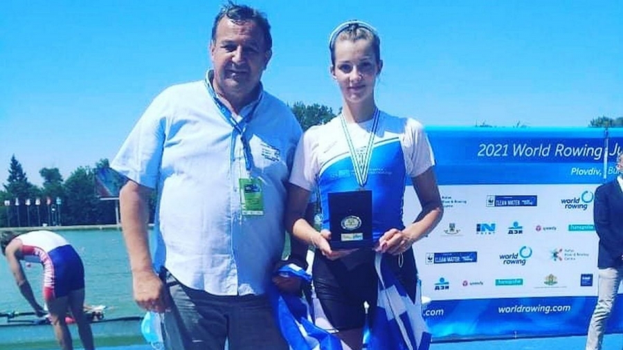 Κωπηλασία: Χάλκινο μετάλλιο της Ευαγγελίας Φράγκου στο Παγκόσμιο Εφήβων-Νεανίδων!