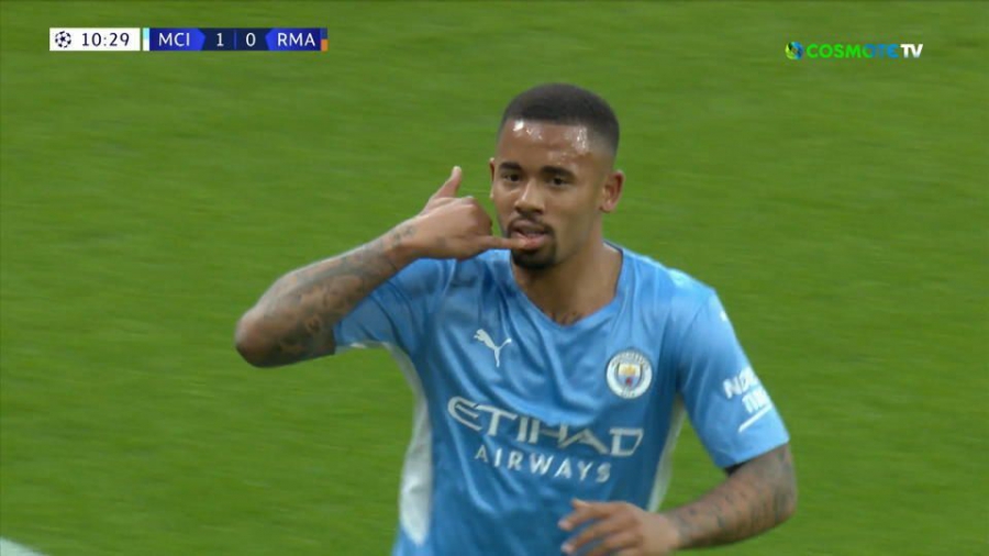 Μάντσεστερ Σίτι – Ρεάλ Μαδρίτης 2-0: Στήνουν πάρτι οι «πολίτες» με τον Ζεσούς! (video)