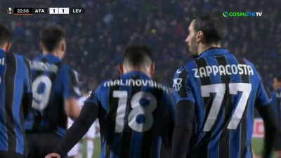 Αταλάντα - Μπάγερ Λεβερκούζεν 2-1: Ολική ανατροπή μέσα σε δύο λεπτά! (video)