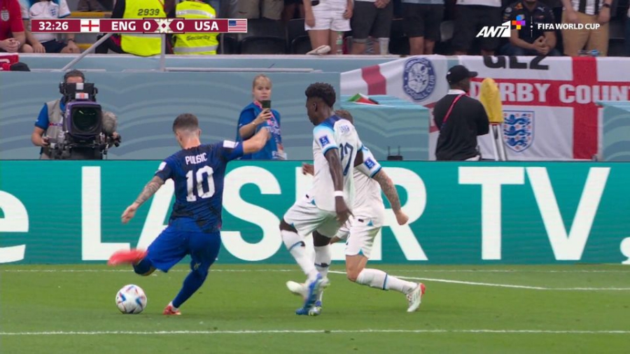 Αγγλία – Η.Π.Α. 0-0: Ο Πούλισικ «τράνταξε» το δοκάρι του Πίκφορντ! (video)