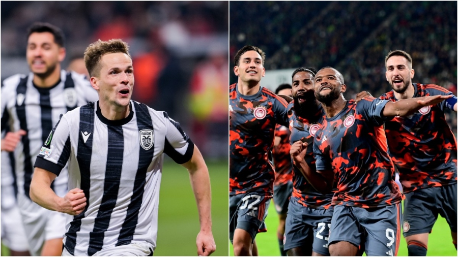 «Ναι, μπορούν να προκριθούν!»: Ολυμπιακός με Μακάμπι Τελ Αβίβ και ΠΑΟΚ με Ντιναμό Ζάγκρεμπ στους «16» του Conference!