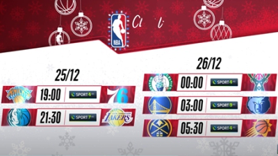 Εβδομάδα Χριστουγέννων με 21 ματς από το ΝΒΑ στην COSMOTE TV