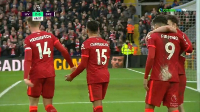 Λίβερπουλ – Μπρέντφορντ 2-0: Διπλασιάζουν τα τέρματα τους οι «reds» με τον Τσάμπερλεϊν (video)
