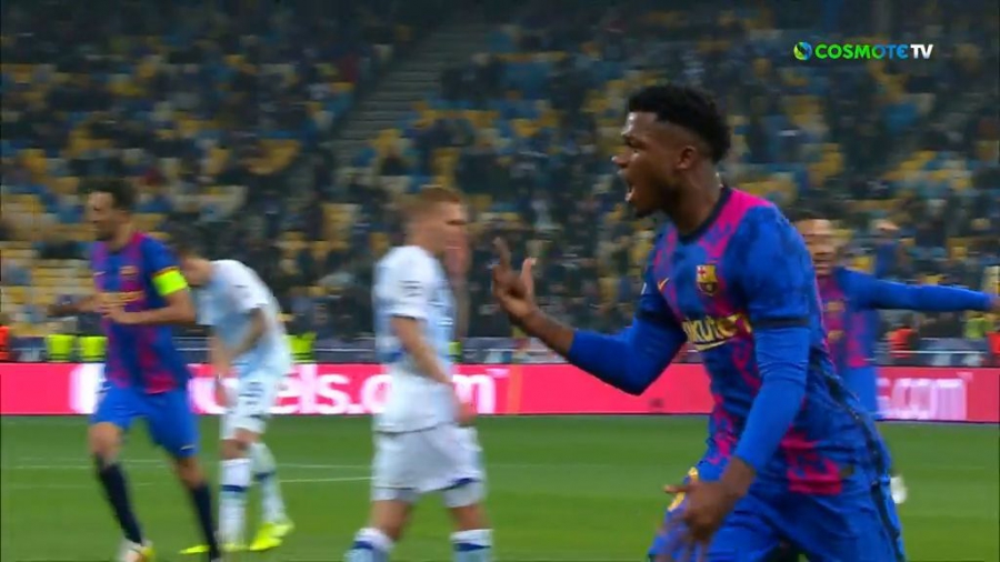 Ντιναμό Κιέβου-Μπαρτσελόνα 0-1: Ο Ανσού Φάτι δίνει τη λύση για τους «μπλαουγκράνα» (video)