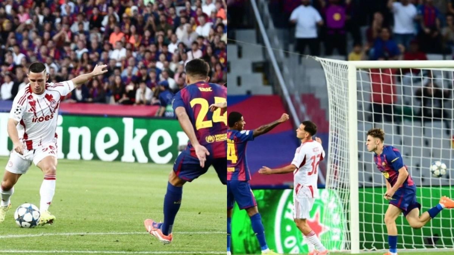 «Φουριόζικο» ξεκίνημα, αλλά ξανά πρώτος σέντρα από νωρίς: Ο Ποντένσε απείλησε, ο Φερμίν σκόραρε (δις) και ο Ολυμπιακός πίσω στο σκορ! (video)