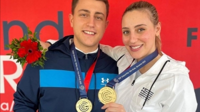 Χρυσό μετάλλιο για την Άννα Κορακάκη και τον αδερφό της Διονύση!