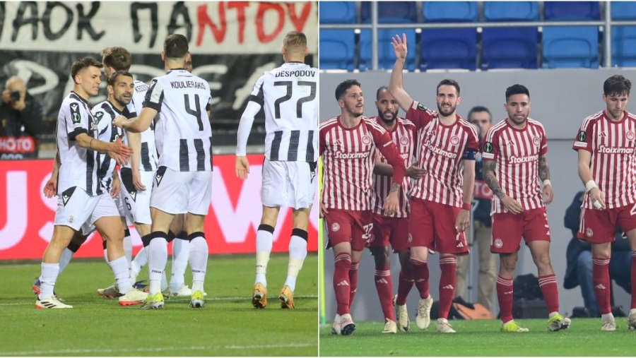 Ελληνική «μάχη» στα προημιτελικά; Οι πιθανοί αντίπαλοι ΠΑΟΚ και Ολυμπιακού, στους «8» του Europa Conference League!