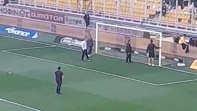 ΑΕΚ – ΠΑΟΚ: Τσέκαρε τα δοκάρια στην OPAP Arena ο Μπότο (video)