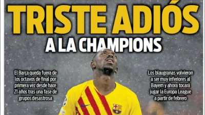 Σκληρή κριτική του ισπανικού Τύπου στην Μπαρτσελόνα: «Θλιβερό αντίο…»