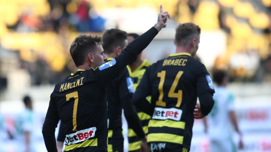 Άρης – Λεβαδειακός 1-0: Εύστοχο το πρώτο πέναλτι στην καριέρα του Μαντσίνι! (video)