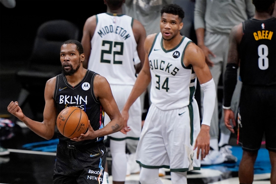 Brooklyn Nets - Milwaukee Bucks 114-108: Ο συγκλονιστικός Durant έκανε το 3-2 για τους Νεοϋορκέζους (video)