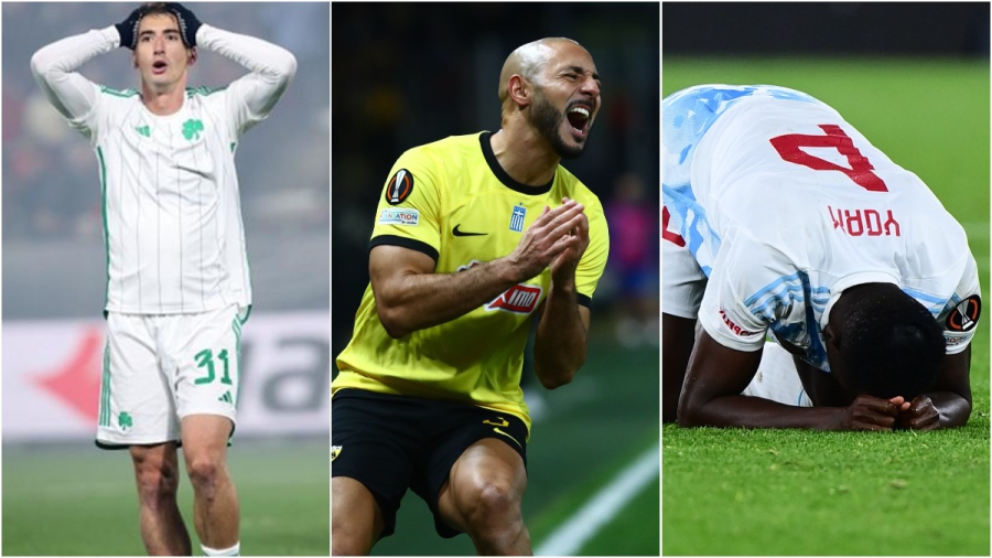 Europa League: Η βαθμολογία στους ομίλους ΑΕΚ, Παναθηναϊκού και Ολυμπιακού