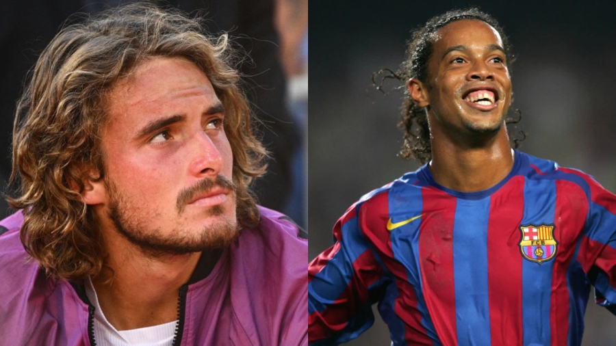 Τσιτσιπάς για Ροναλντίνιο: «Μας υπενθυμίζει τη μαγεία του παιχνιδιού»