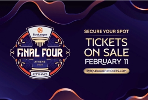 Επίσημο: Στις 11 Φεβρουαρίου τα εισιτήρια για το Final Four της Αθήνας!