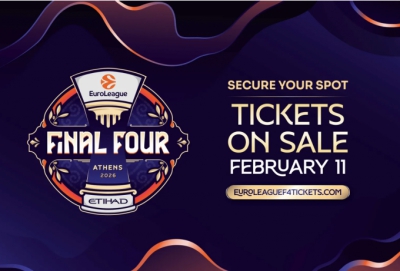Επίσημο: Στις 11 Φεβρουαρίου τα εισιτήρια για το Final Four της Αθήνας!
