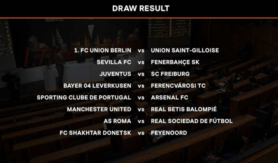 Κλήρωση Europa League: Ξανά στην Ισπανία η Μάντσεστερ Γιουνάιτεντ, ξεκάθαρα φαβορί Άρσεναλ και Γιουβέντους