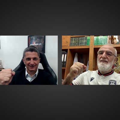 Λουτσέσκου και Σαββίδης με υψωμένες γροθιές: «Συνεχίζουμε μαζί, συνεχίζουμε δυνατά»