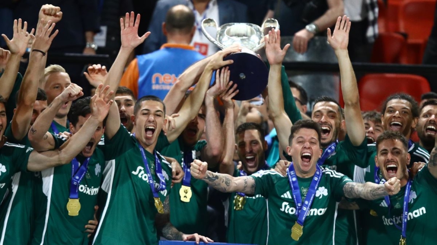 Ιωαννίδης και Πέρεθ υψώνουν στον «ουρανό», ένα Κύπελλο… ανεκτίμητης αξίας για τον Παναθηναϊκό! (video)