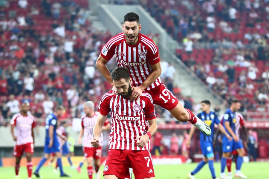 Ολυμπιακός – Λαμία 4-0: Καταιγιστικοί οι Πειραιώτες «καθάρισαν» από το πρώτο ημίχρονο με… άρωμα Ελλάδας